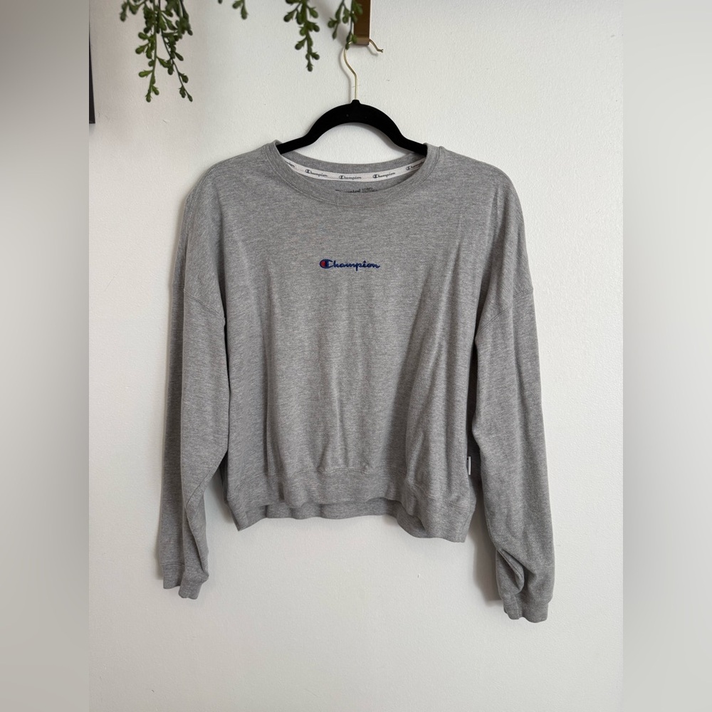 Champion Heather Gray Crewneck Sweatshirt